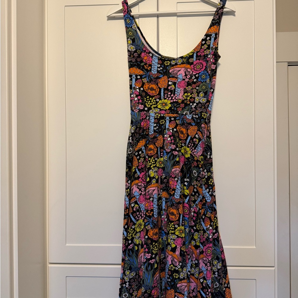 Nooworks Red Blue Sleeveless Maxi Sundress